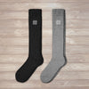 Charcoal Kniesocken (2 Paar)