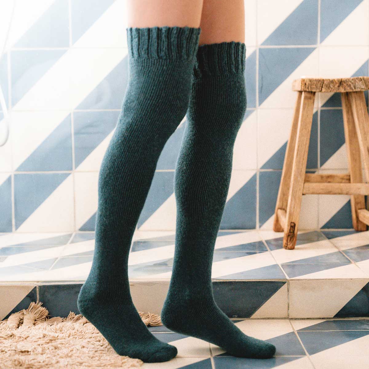 Elements Overknee-Socken (2 Paar)