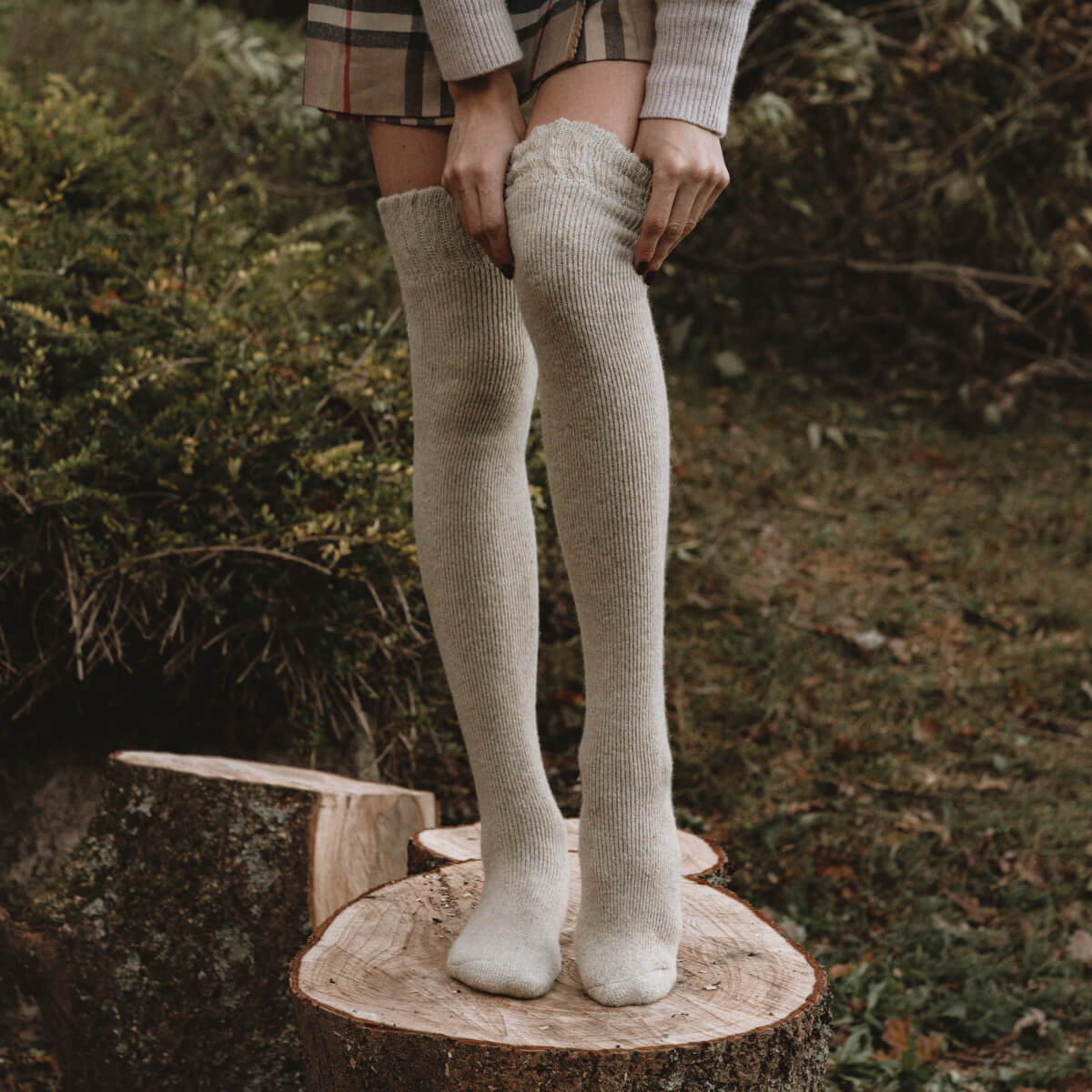 Earth Overknee-Socken (2 Paar)