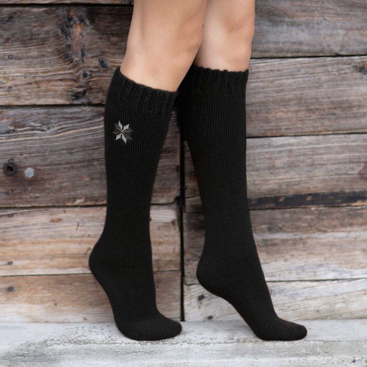 Charcoal Kniesocken (2 Paar)