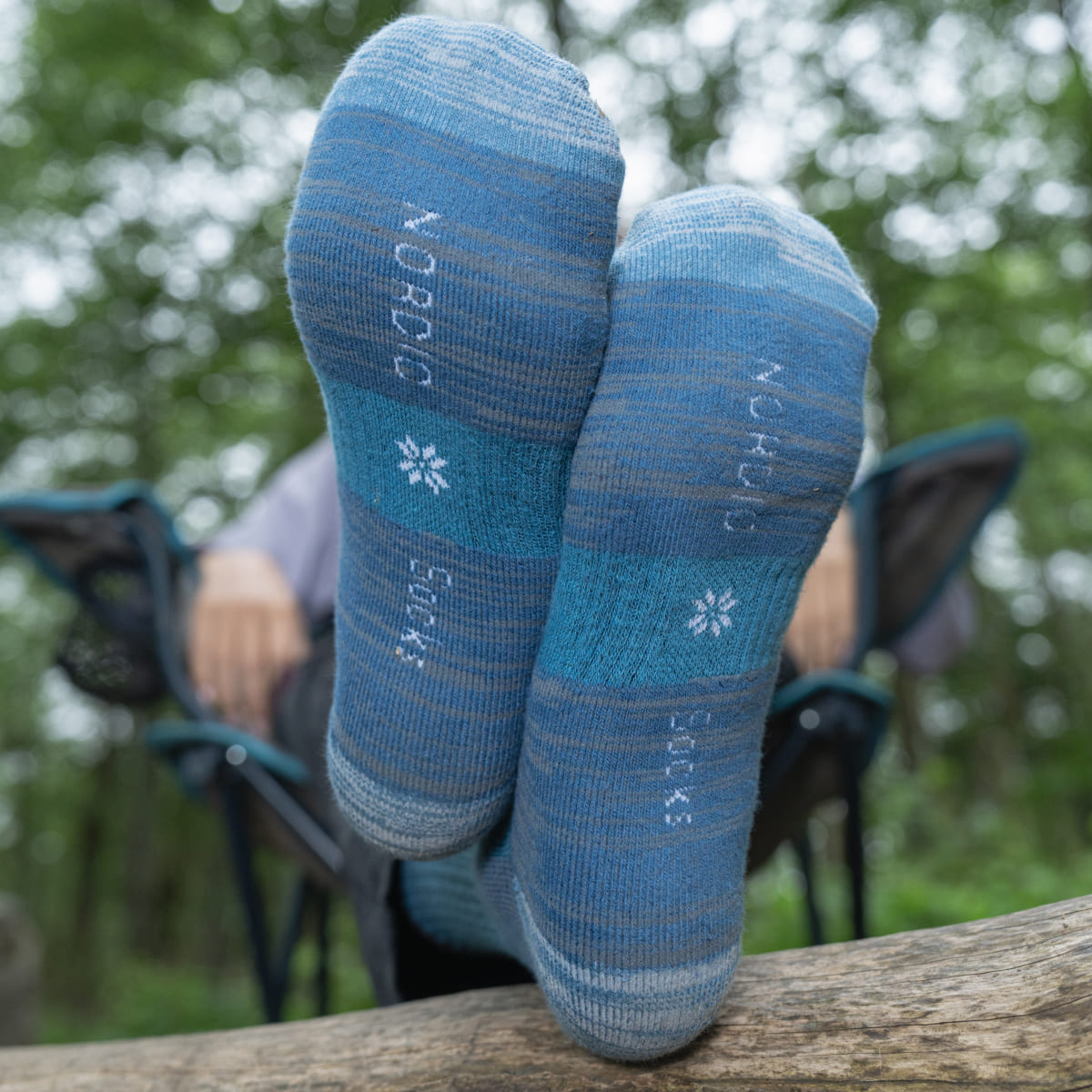 Hiking - Blau Knöchellang (1 Paar)