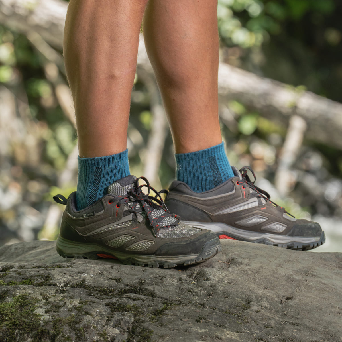 Hiking - Blau Knöchellang (1 Paar)