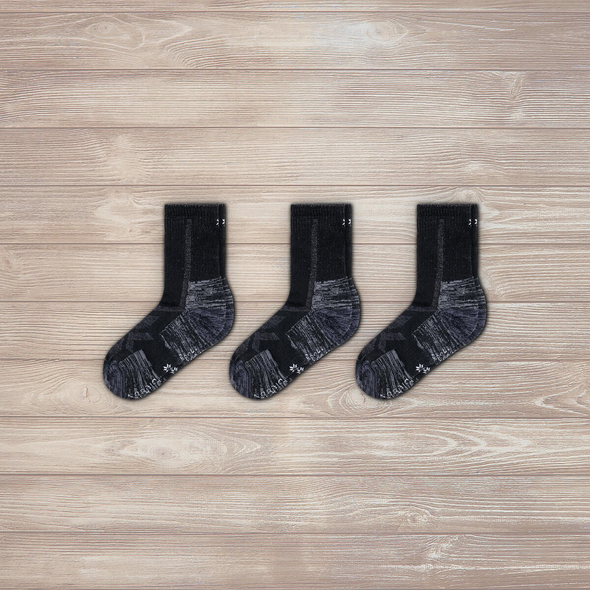 Hiking - Schwarz (3 Paar)